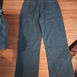 Jeans. Large.. Light blue wide legs